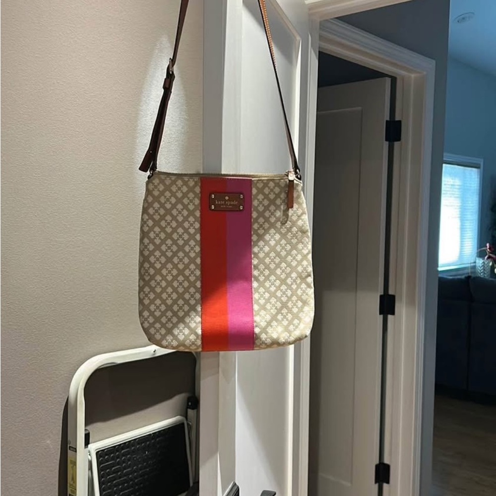 Kate Spade multicolored and multi patterned cross body bag